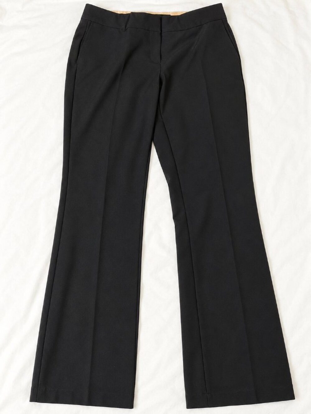 Worthington Size 12 Classic Black Straight Leg Stretch Dress Pants $44